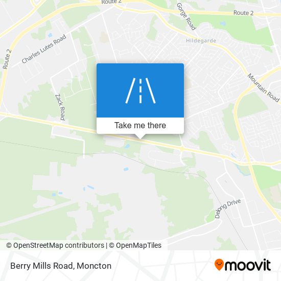 Berry Mills Road map