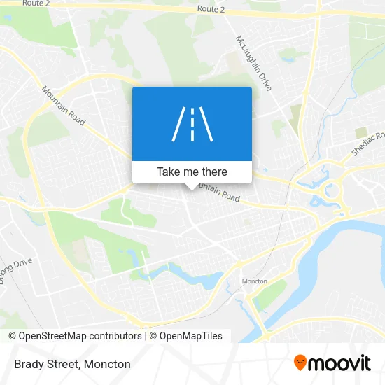 Brady Street map
