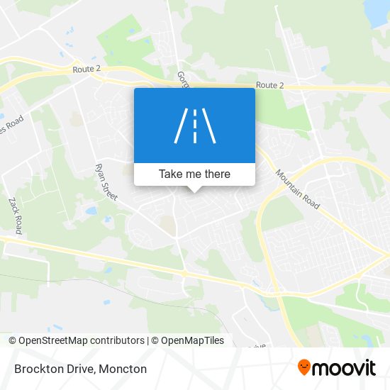 Brockton Drive map