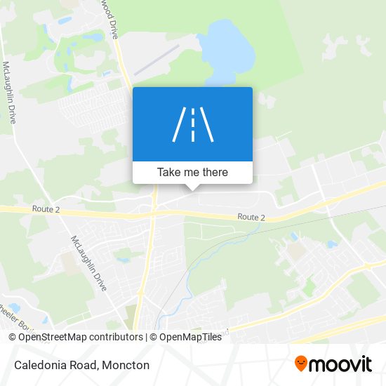 Caledonia Road map