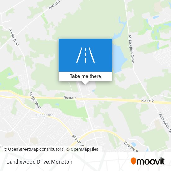 Candlewood Drive map