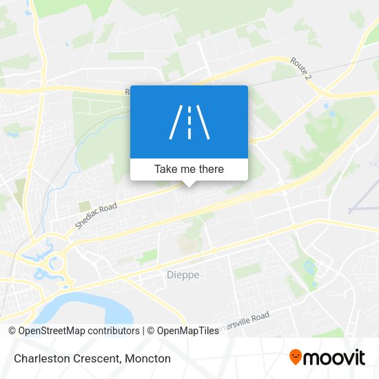 Charleston Crescent map