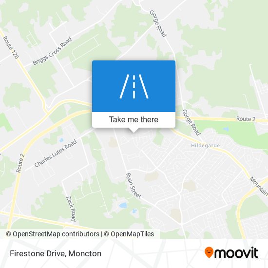 Firestone Drive map