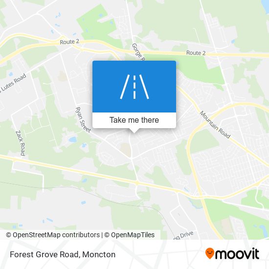 Forest Grove Road map