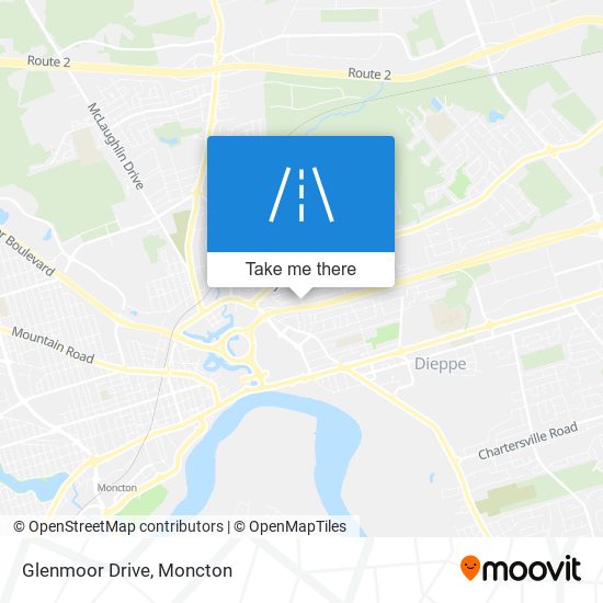 Glenmoor Drive map