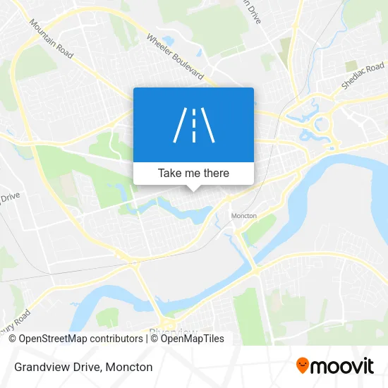 Grandview Drive map