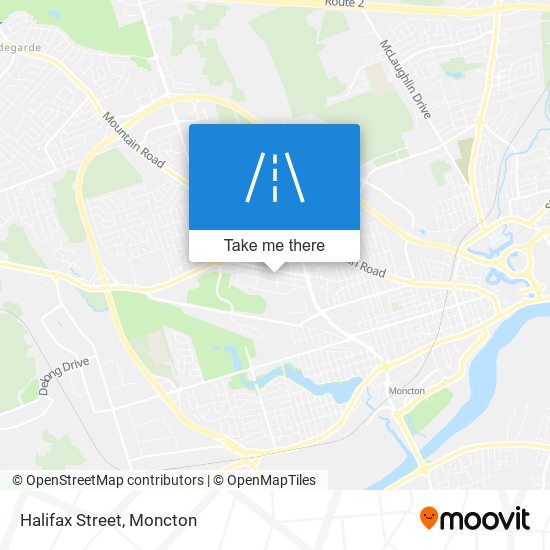 Halifax Street map