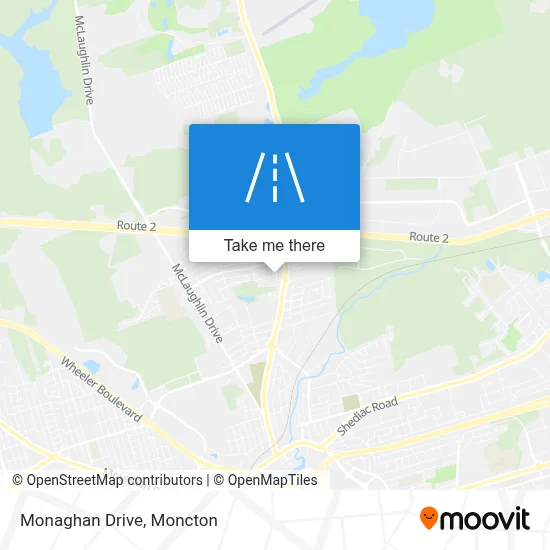 Monaghan Drive map