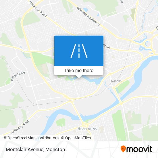 Montclair Avenue map