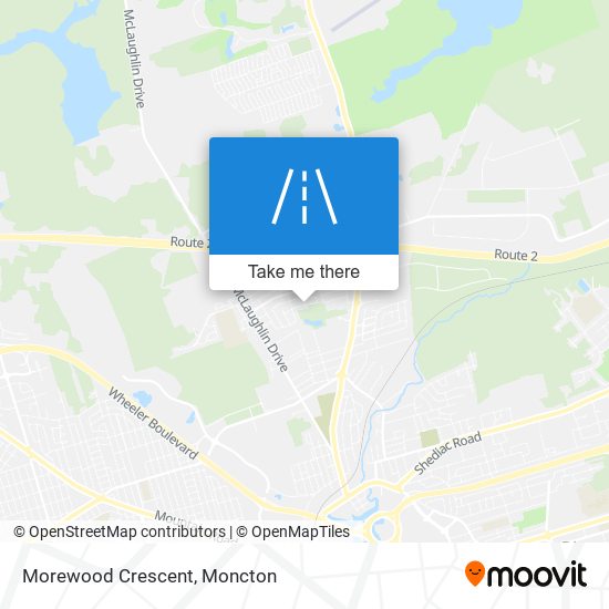 Morewood Crescent map