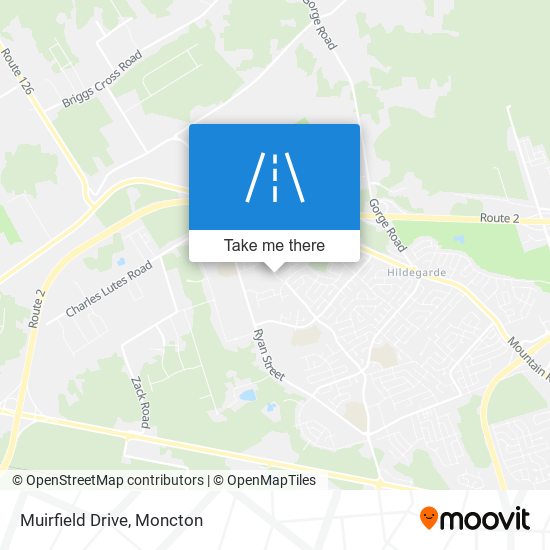 Muirfield Drive map