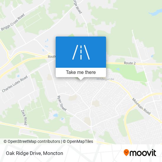 Oak Ridge Drive map