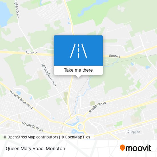 Queen Mary Road map