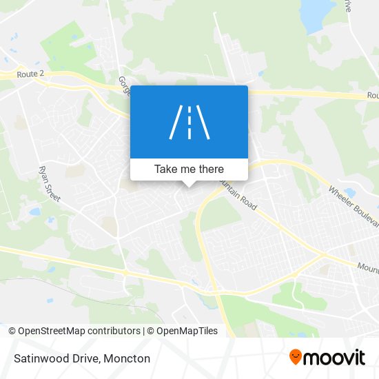 Satinwood Drive map