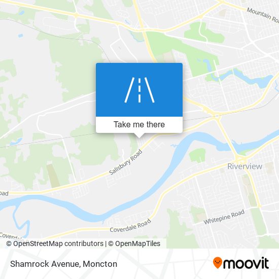 Shamrock Avenue map
