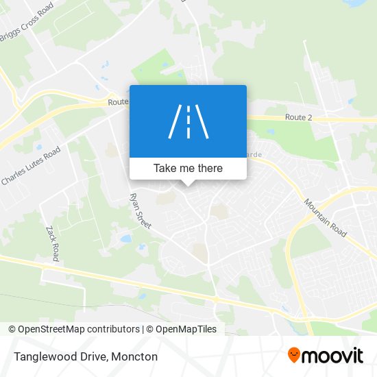 Tanglewood Drive map