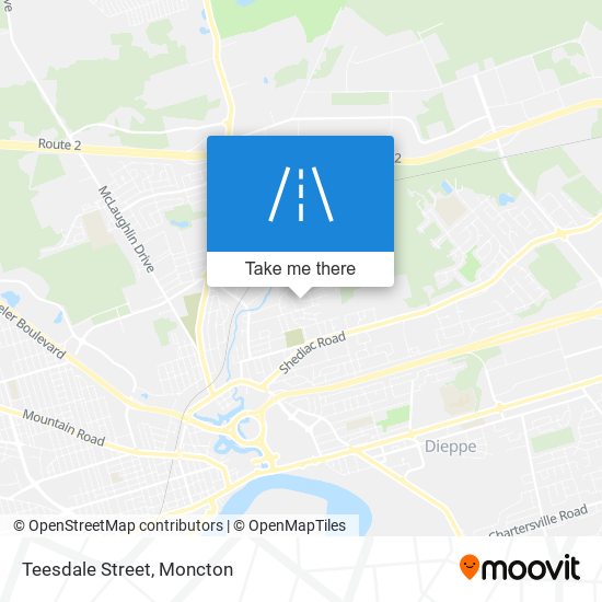 Teesdale Street map
