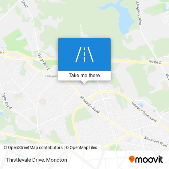 Thistlevale Drive map