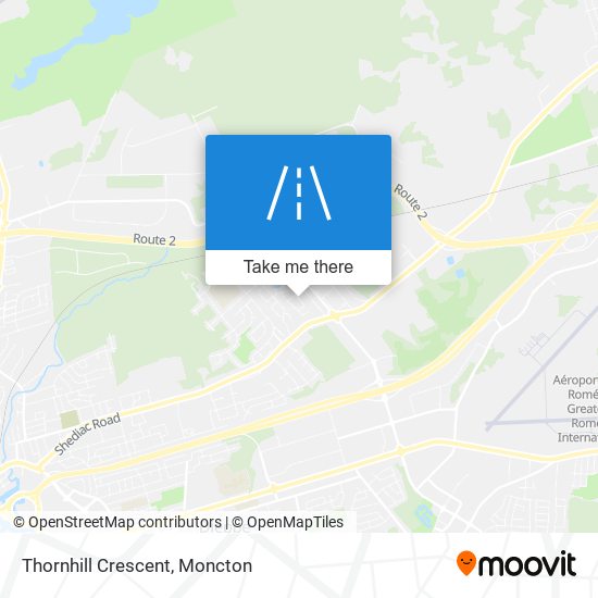 Thornhill Crescent map