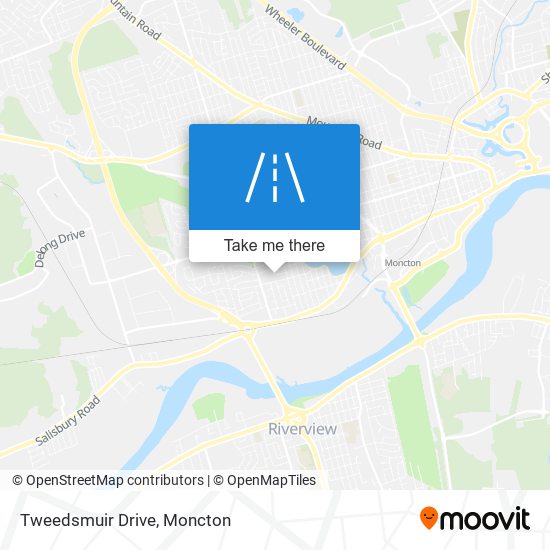 Tweedsmuir Drive map