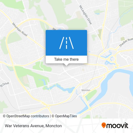 War Veterans Avenue map