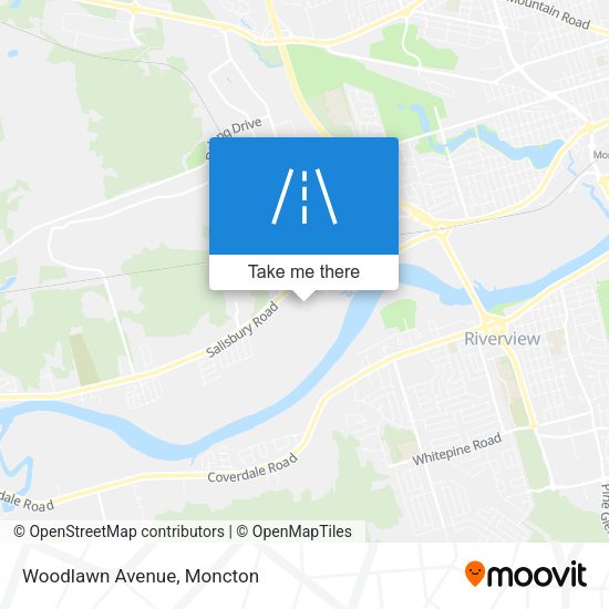 Woodlawn Avenue map