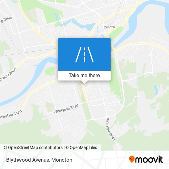 Blythwood Avenue map