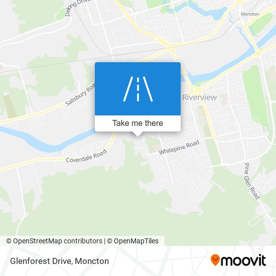 Glenforest Drive map