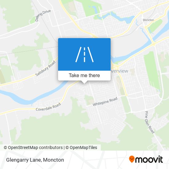 Glengarry Lane map