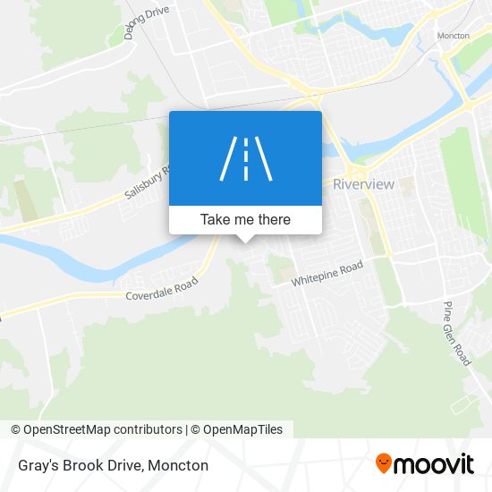 Gray's Brook Drive map