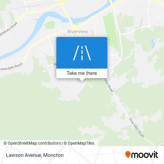 Lawson Avenue map