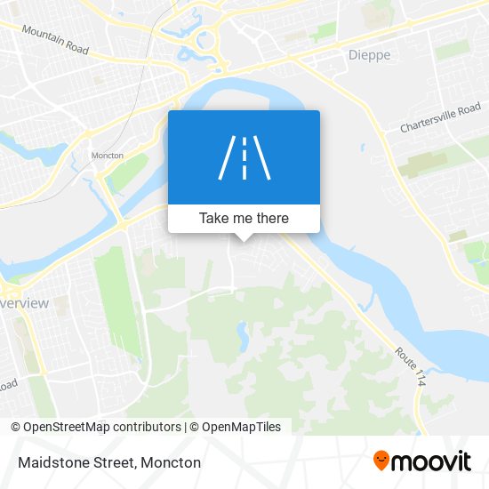 Maidstone Street map