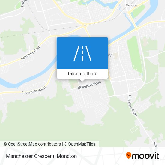 Manchester Crescent map