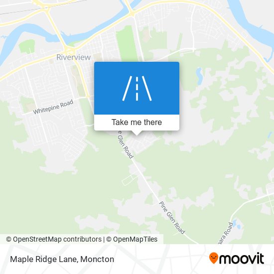 Maple Ridge Lane map