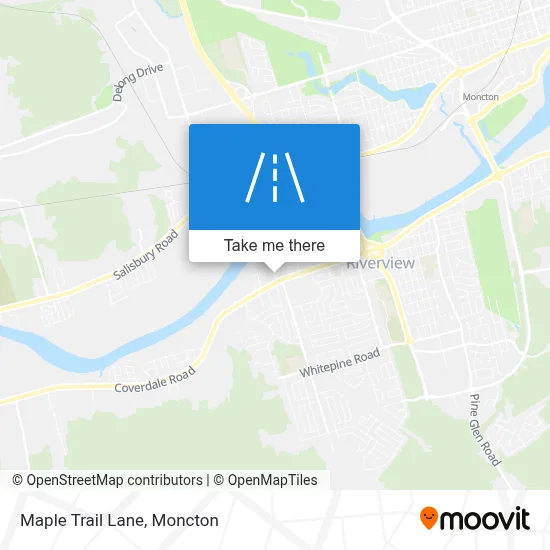 Maple Trail Lane map