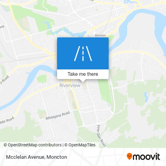 Mcclelan Avenue map