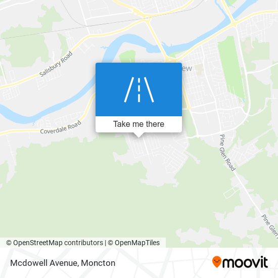 Mcdowell Avenue map