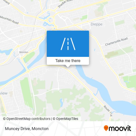Muncey Drive map