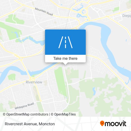 Rivercrest Avenue map