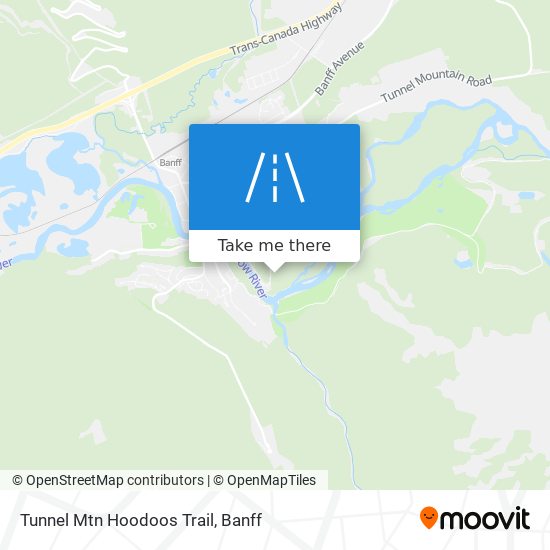 Tunnel Mtn Hoodoos Trail plan