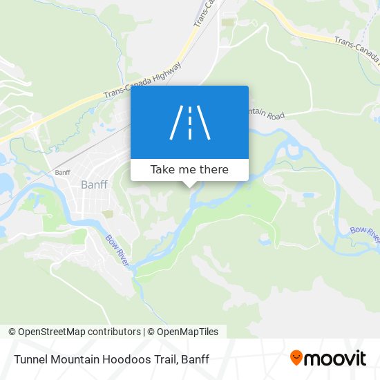 Tunnel Mountain Hoodoos Trail plan