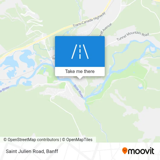 Saint Julien Road map