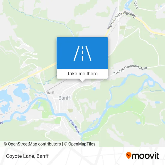 Coyote Lane map