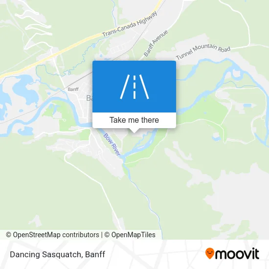 Dancing Sasquatch map