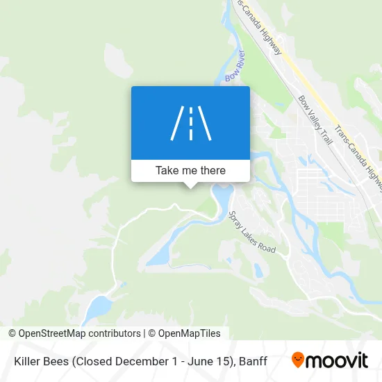 Killer Bees (Closed December 1 - June 15) map