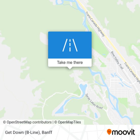 Get Down (B-Line) map