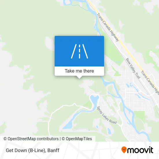 Get Down (B-Line) map