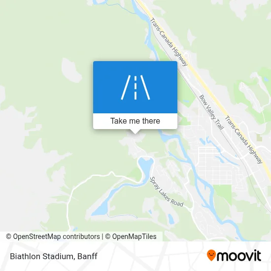 Biathlon Stadium map