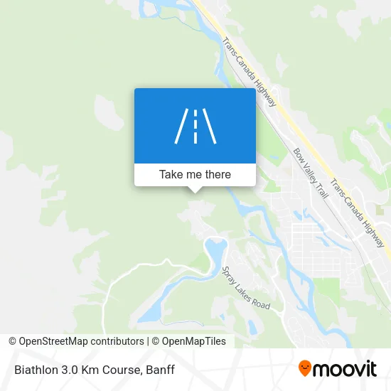 Biathlon 3.0 Km Course map