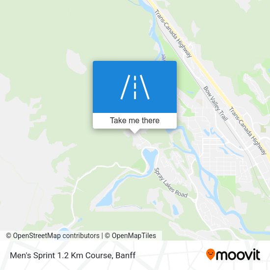 Men's Sprint 1.2 Km Course plan